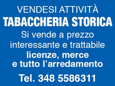 vendesi attivit TABACCHERIA STORICA